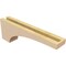 Ekena Millwork 3"W x 18"D x 6"H Thin Huntington Rough Cedar Woodgrain TimberThane Corbel, Primed Tan CORUR03X18X06HUNRCPR - alternate 4